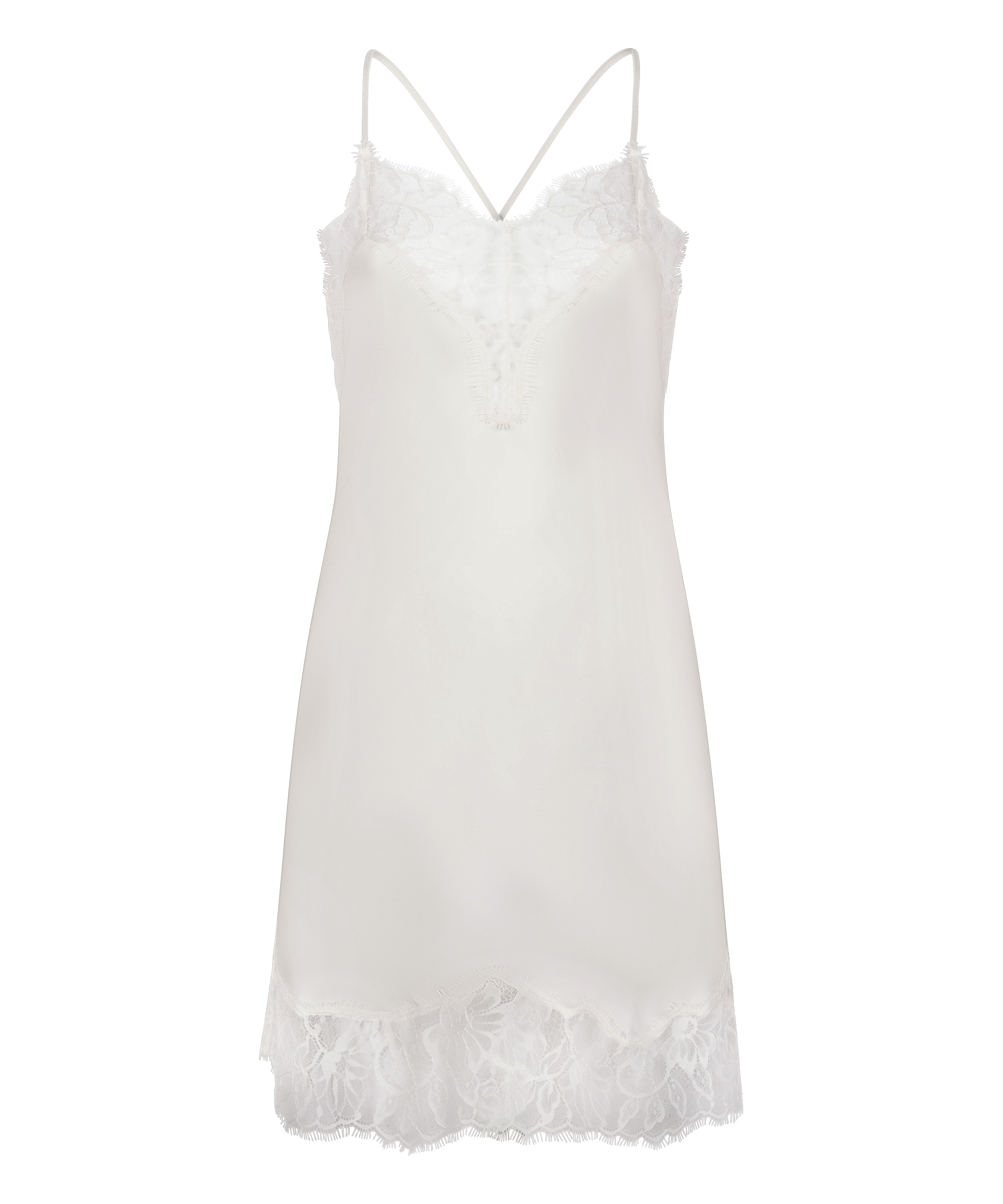 Koszulka nocna Valerie, Biały, main