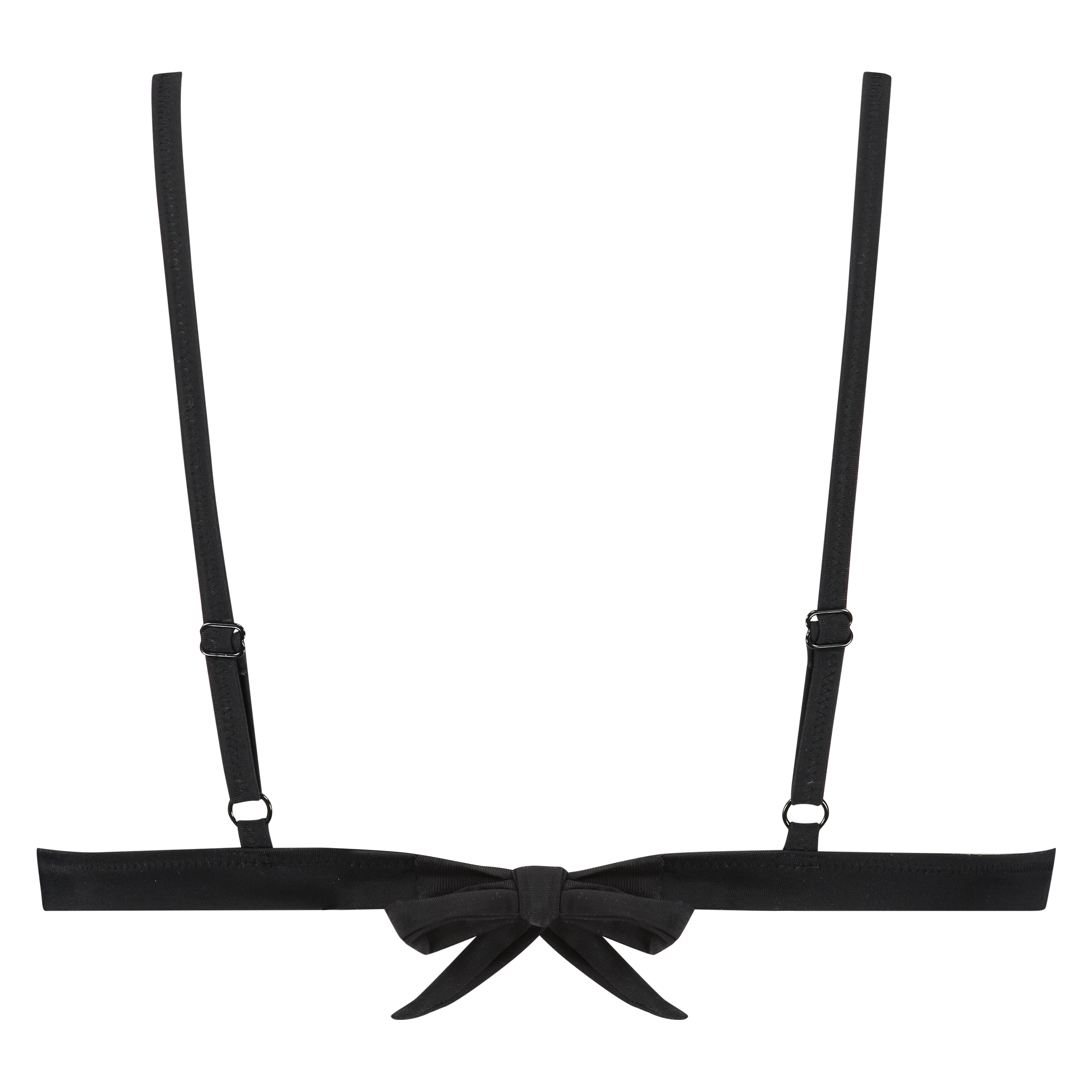 Pride triangle bikini top, Czarny, main