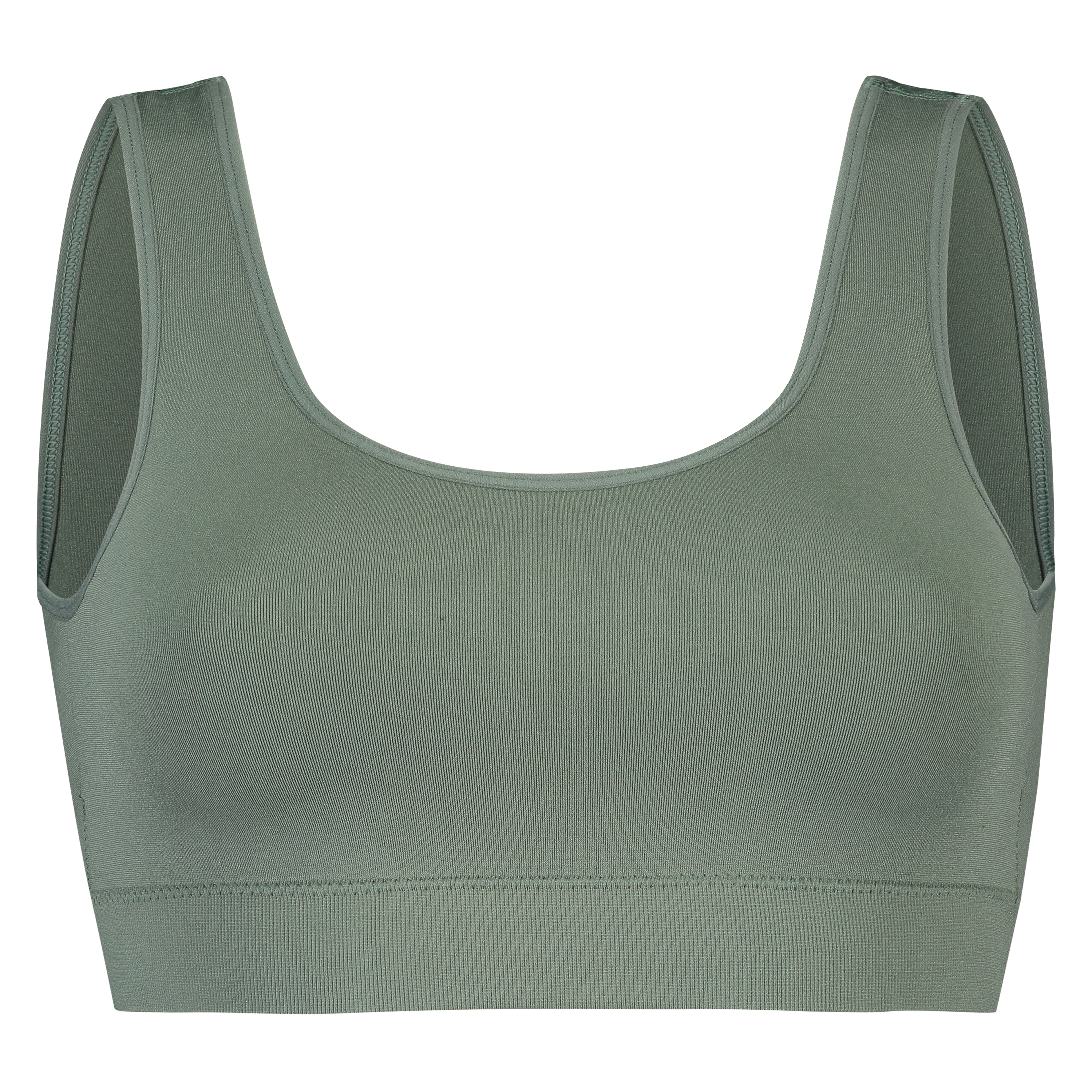 Seamless bralette, Zielony, main