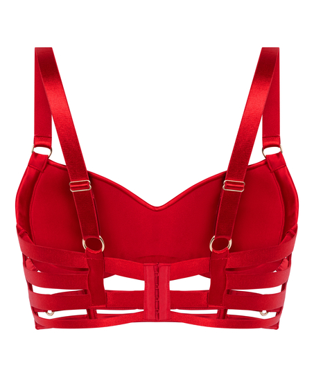 Biustonosz bralette Noeki, Czerwony
