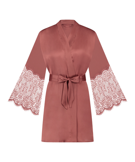 Satynowe kimono, R&oacute;żowy