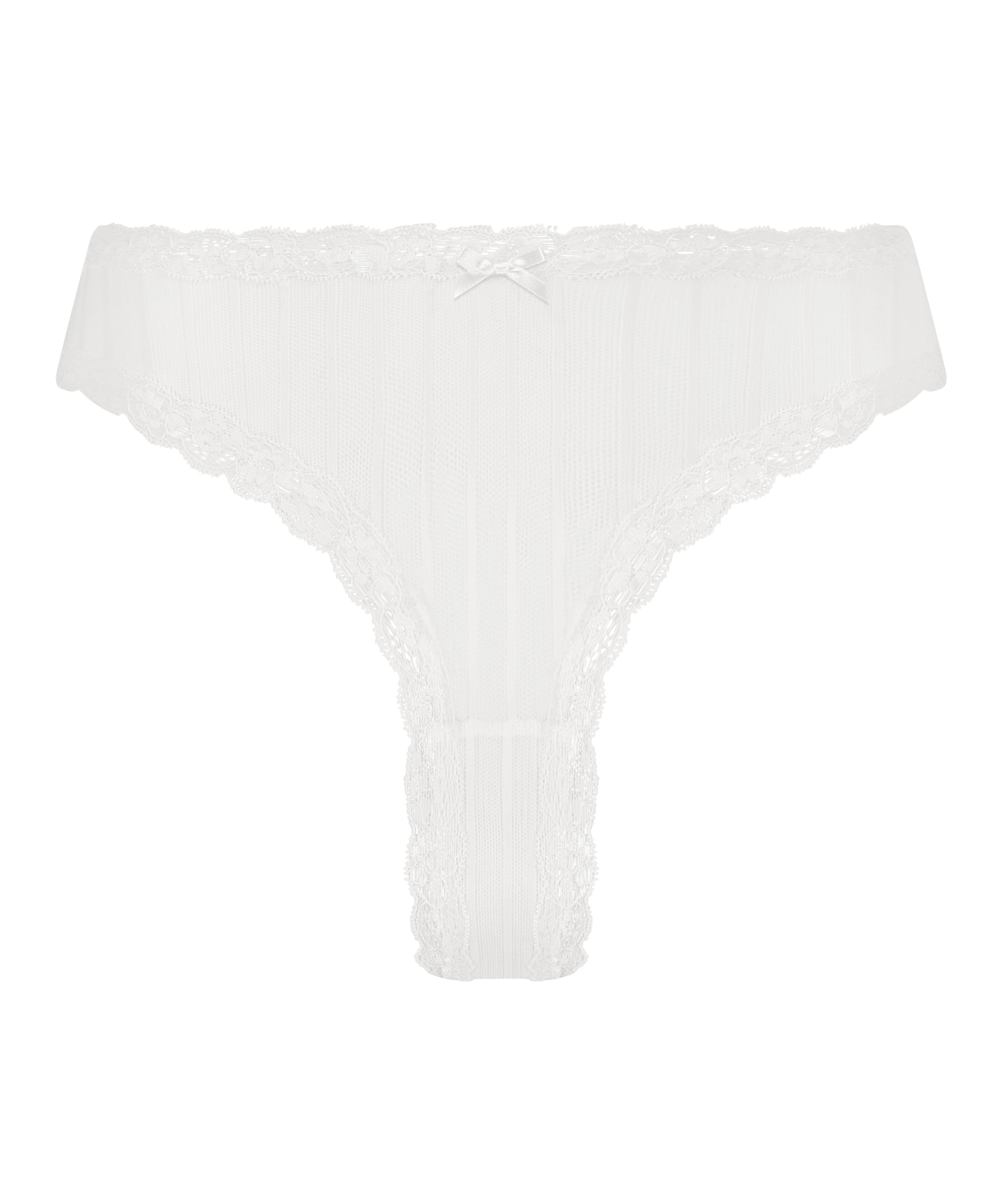 Brazyliany V-shape Mesh, Biały, main