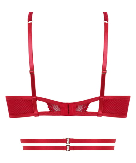 Biustonosz bralette Pleasure, Czerwony