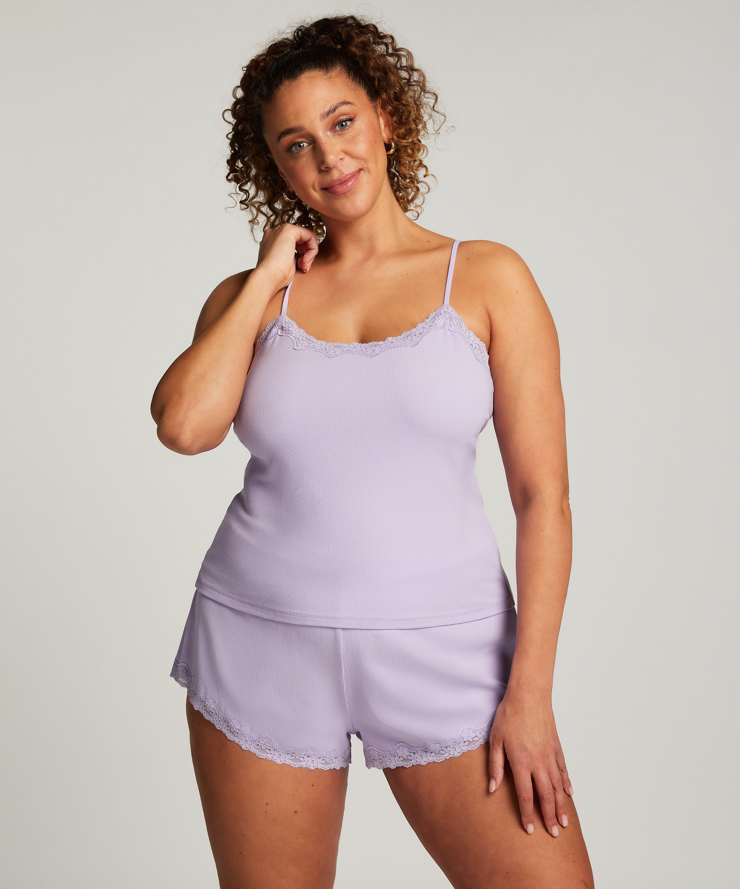 Zestaw piżamowy, Fioletowy, main