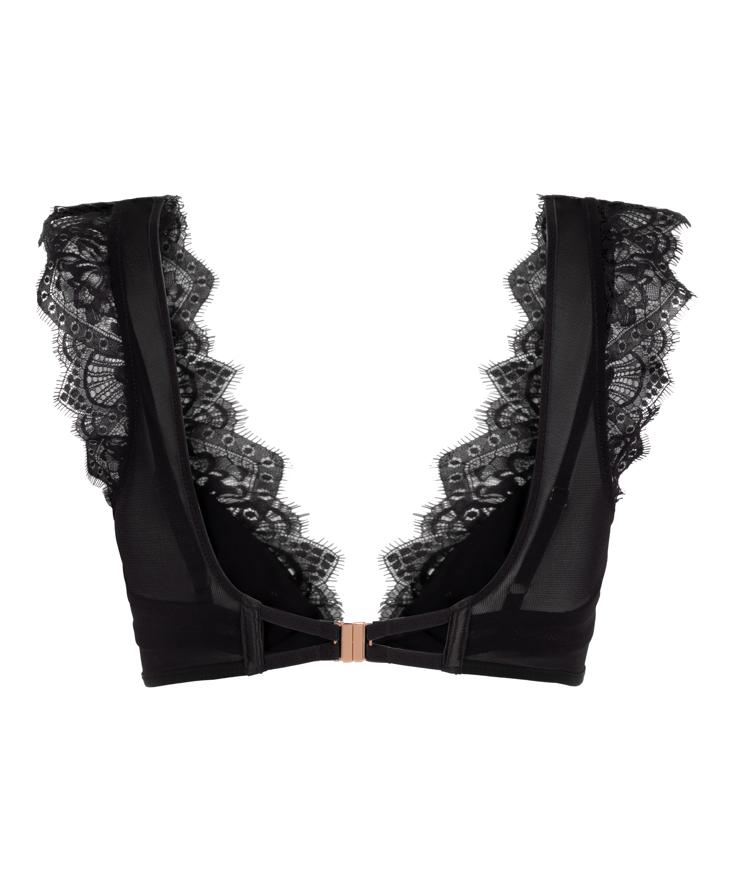 Usztywniany zabudowany biustonosz z fiszbinami Zoe, Czarny, main