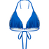 Trójkątny top od bikini Cali, Niebieski