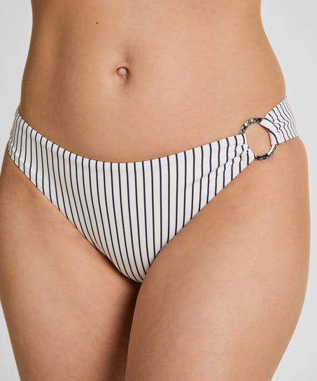 D&oacute;ł Bikini Rio Stripes, Biały