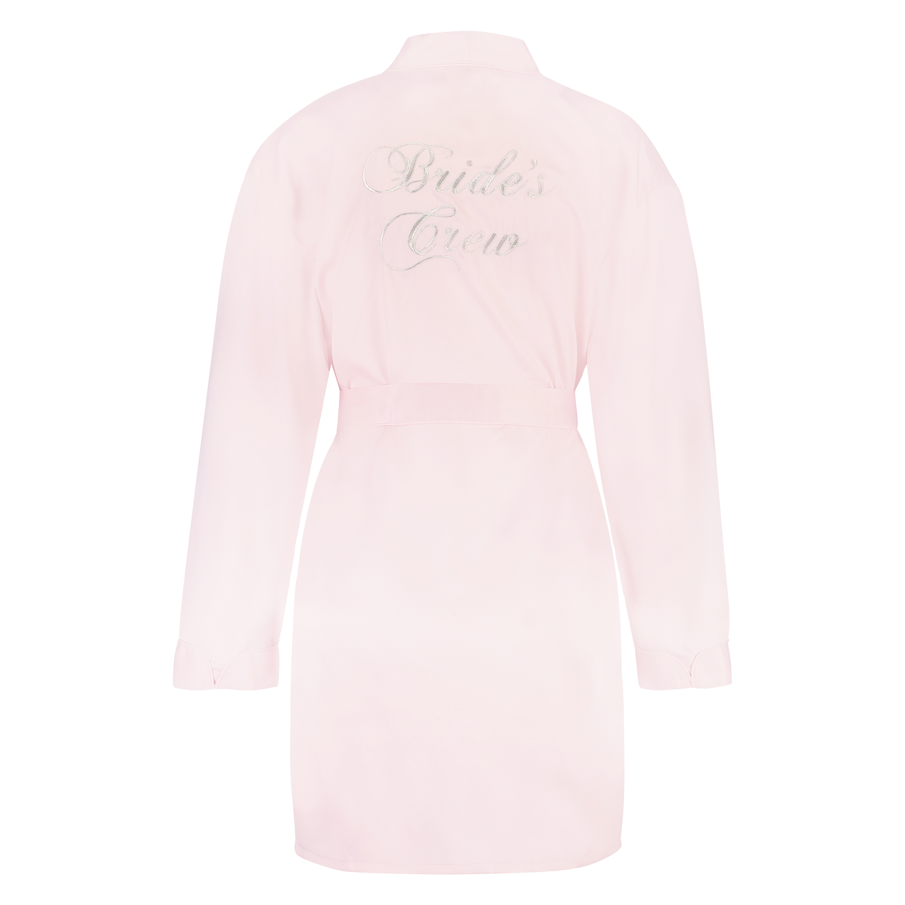 Satin Kimono Brides Crew, Różowy, main