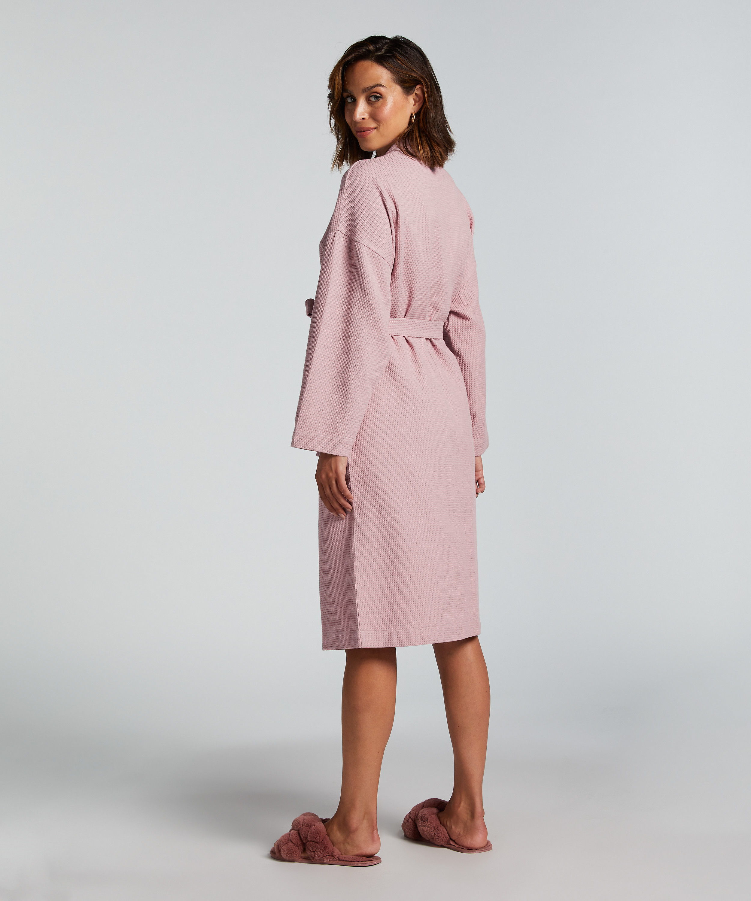 Szlafrok Waffle, Fioletowy, main