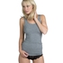 Top with spaghetti straps Tank lace, Szary