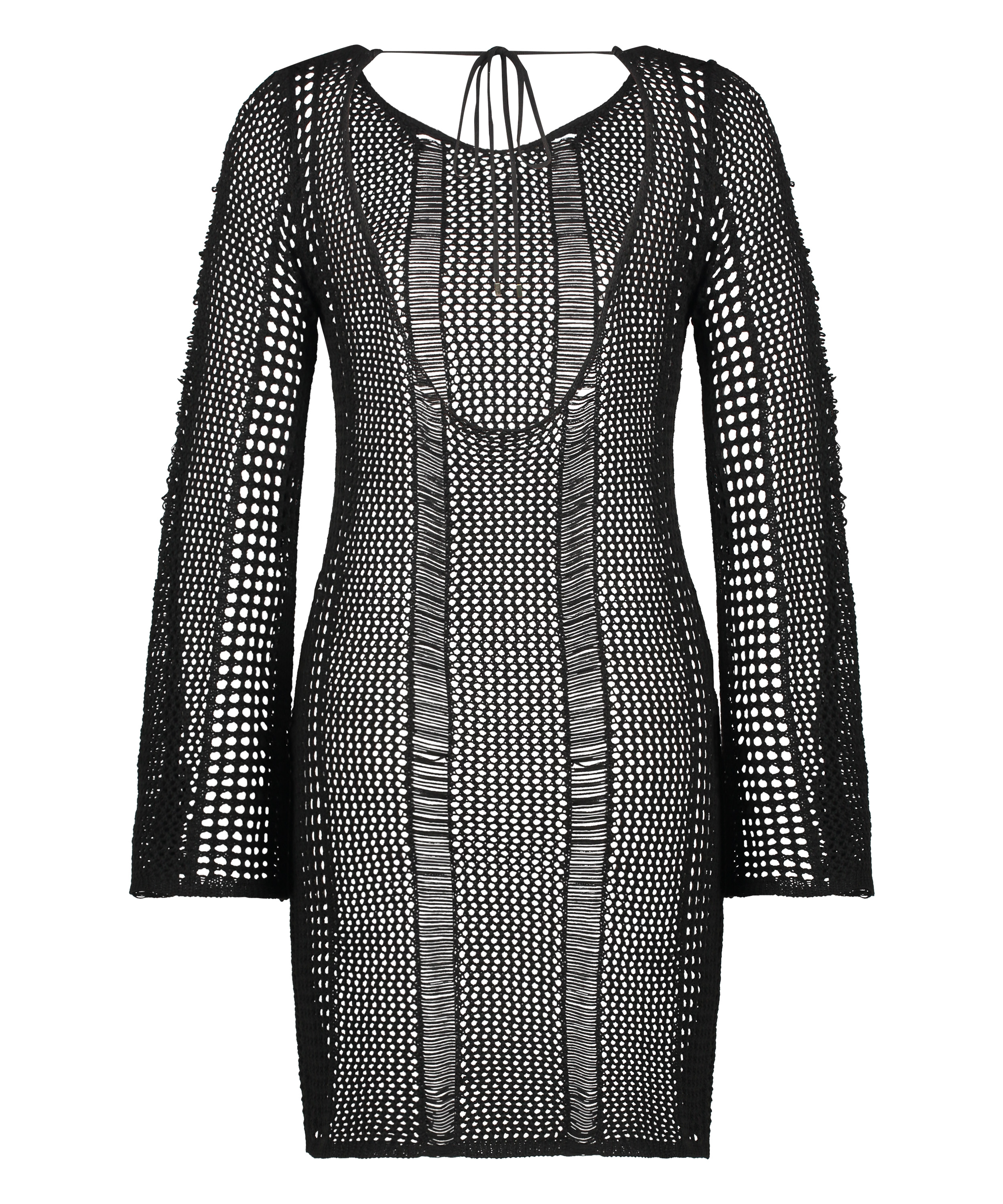 Sukienka plażowa, Czarny, main