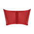 Biustonosz bustier bez miseczek Violet, Czerwony