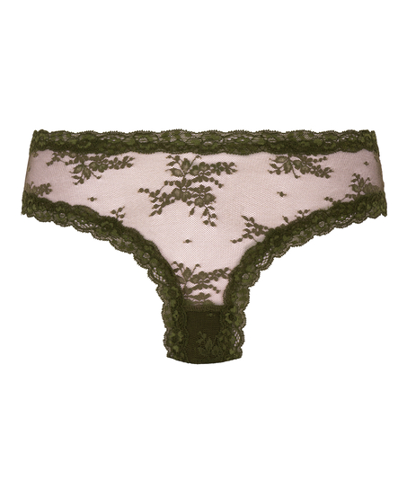 Brazyliany V-shape Mesh, Zielony