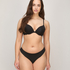 Stringi Invisible Lace Back, Czarny