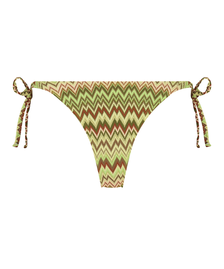 Majtki Bikini Wysoko Krojona Alcapulco, Zielony