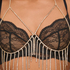 Biżuteria Bralette z Kryształkami, Ż&oacute;łty