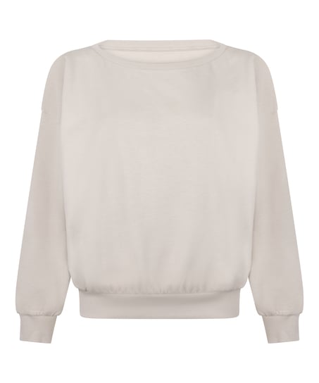 Boatneck Sweater Audrey, Szary