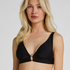 Triangle Bikini Top Luxe, Czarny