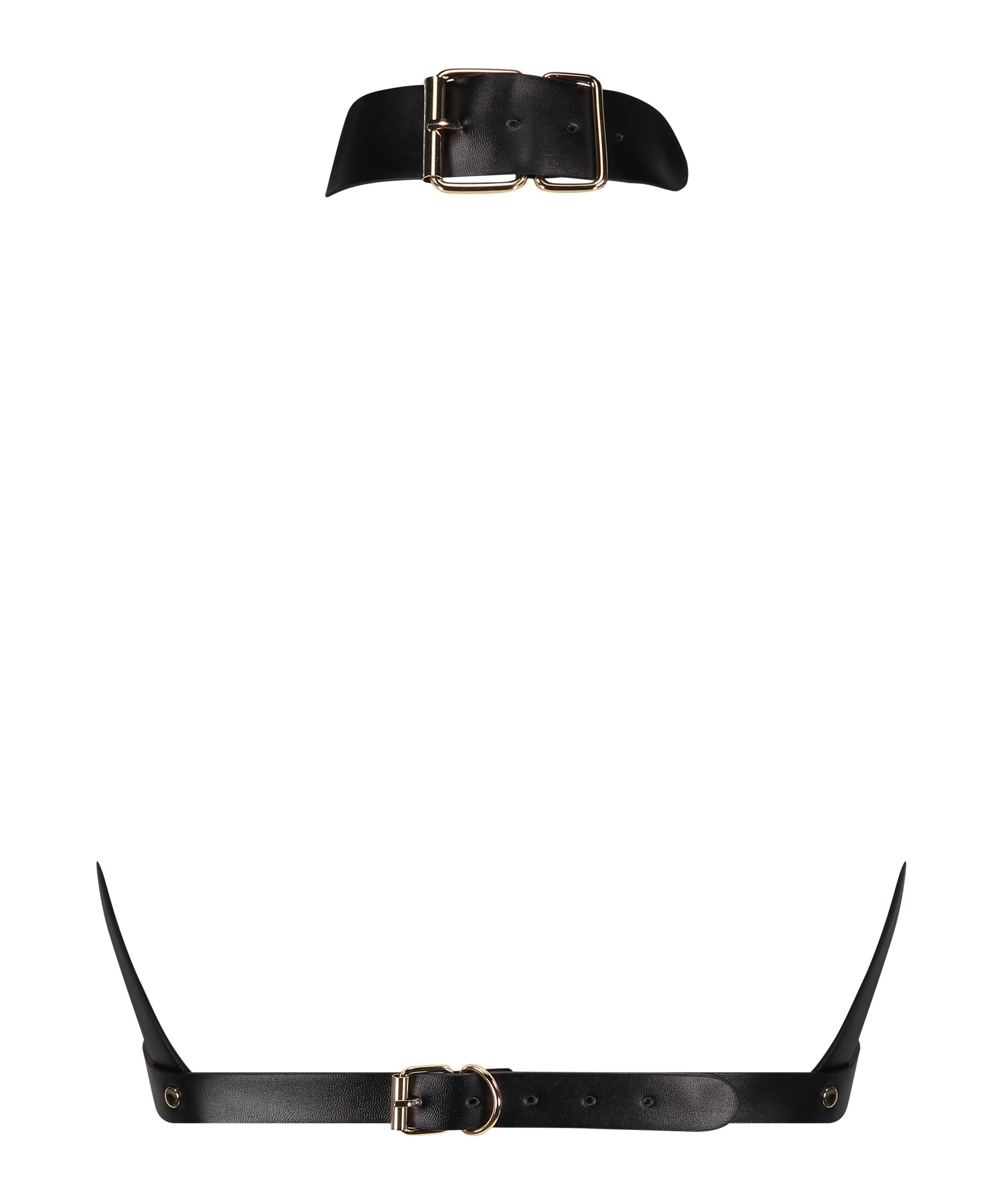 Body z uprzężą Private, Czarny, main