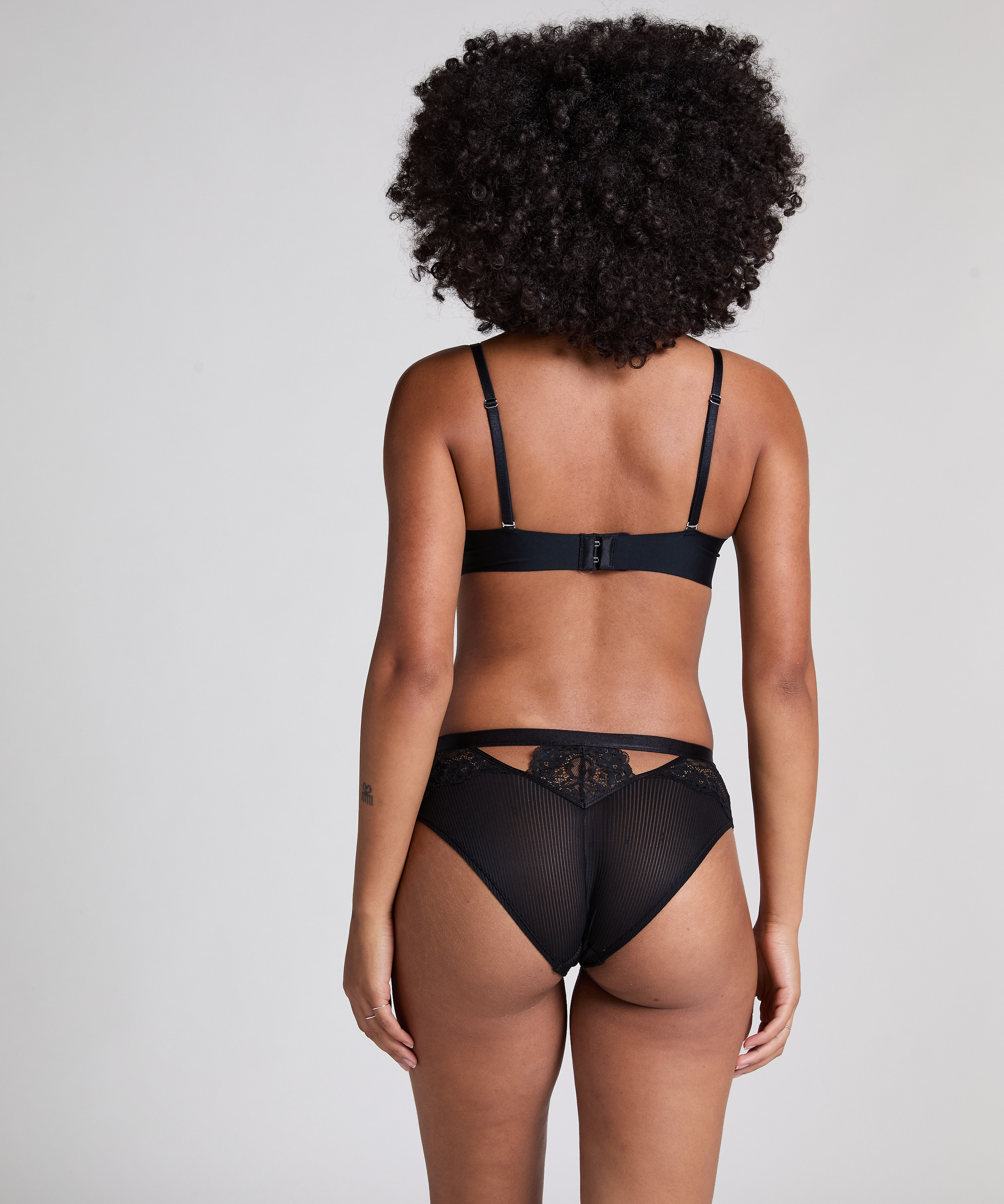 Majtki brazylijskie Kaiden, Czarny, main