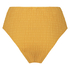 Goldenrod high leg bikini bottoms, Żółty