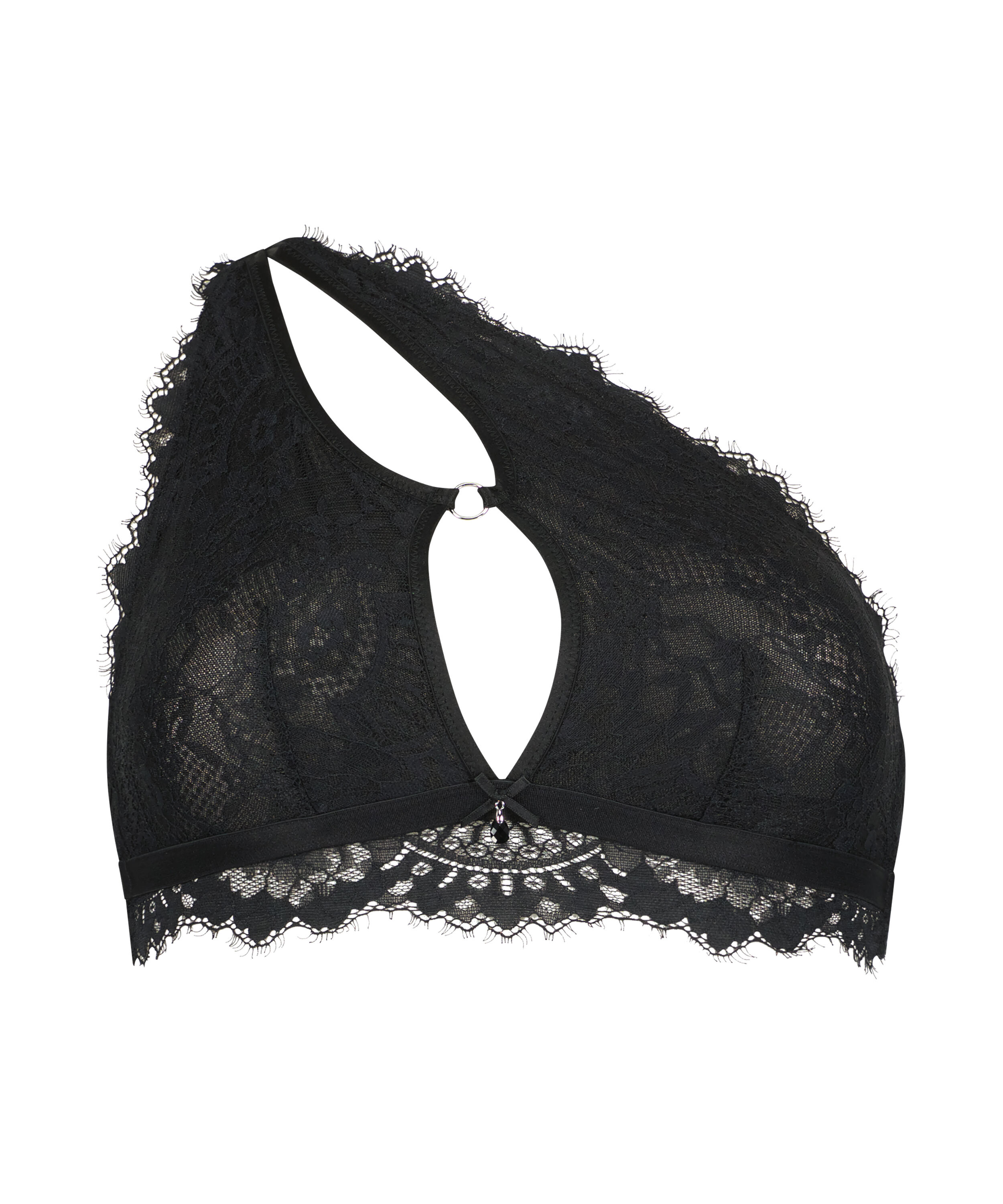 Biustonosz bralette Jenni, Czarny