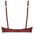 Zoe Padded Longline Underwired Bra, Czerwony