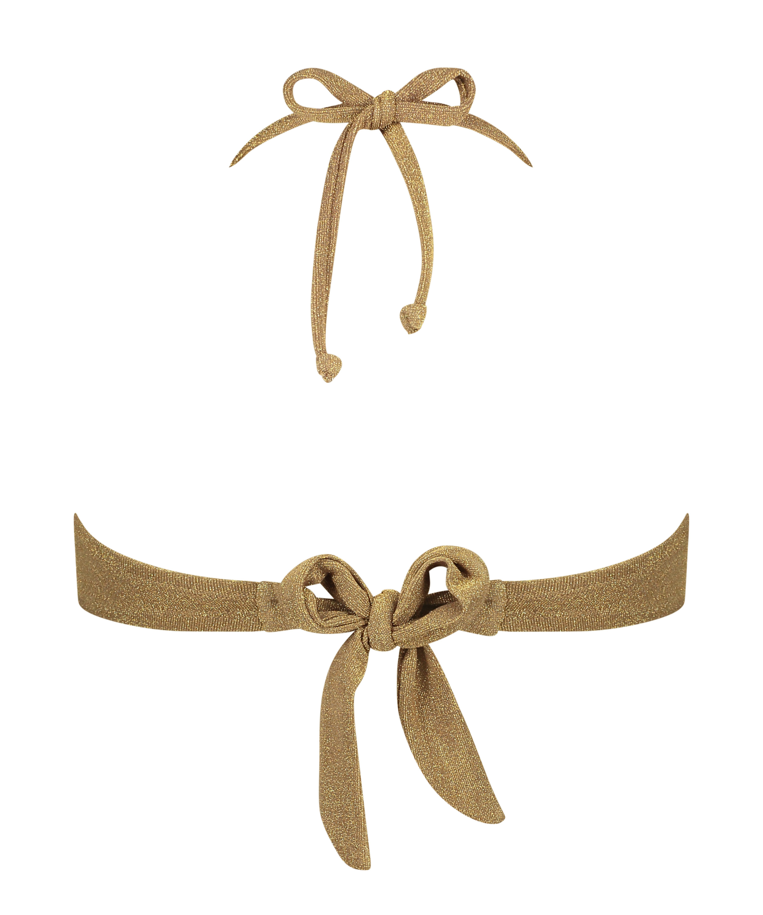 G&oacute;ra od bikini bandeau Goldie Shimmer, Ż&oacute;łty, main