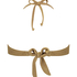 G&oacute;ra od bikini bandeau Goldie Shimmer, Ż&oacute;łty