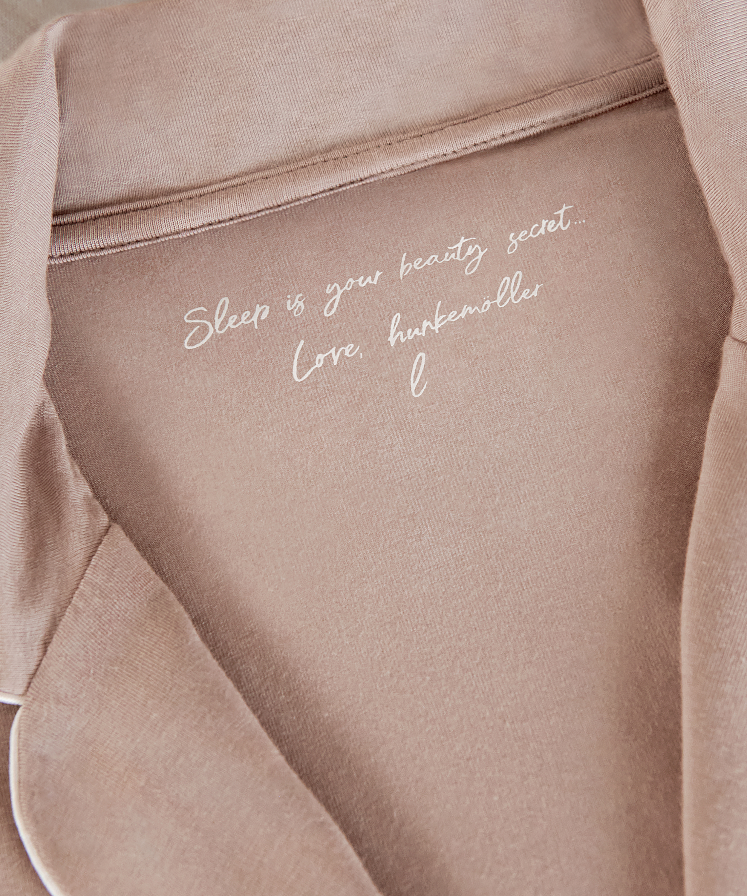 Narzutka Essential z dżerseju z długim rękawem, Beżowy, main