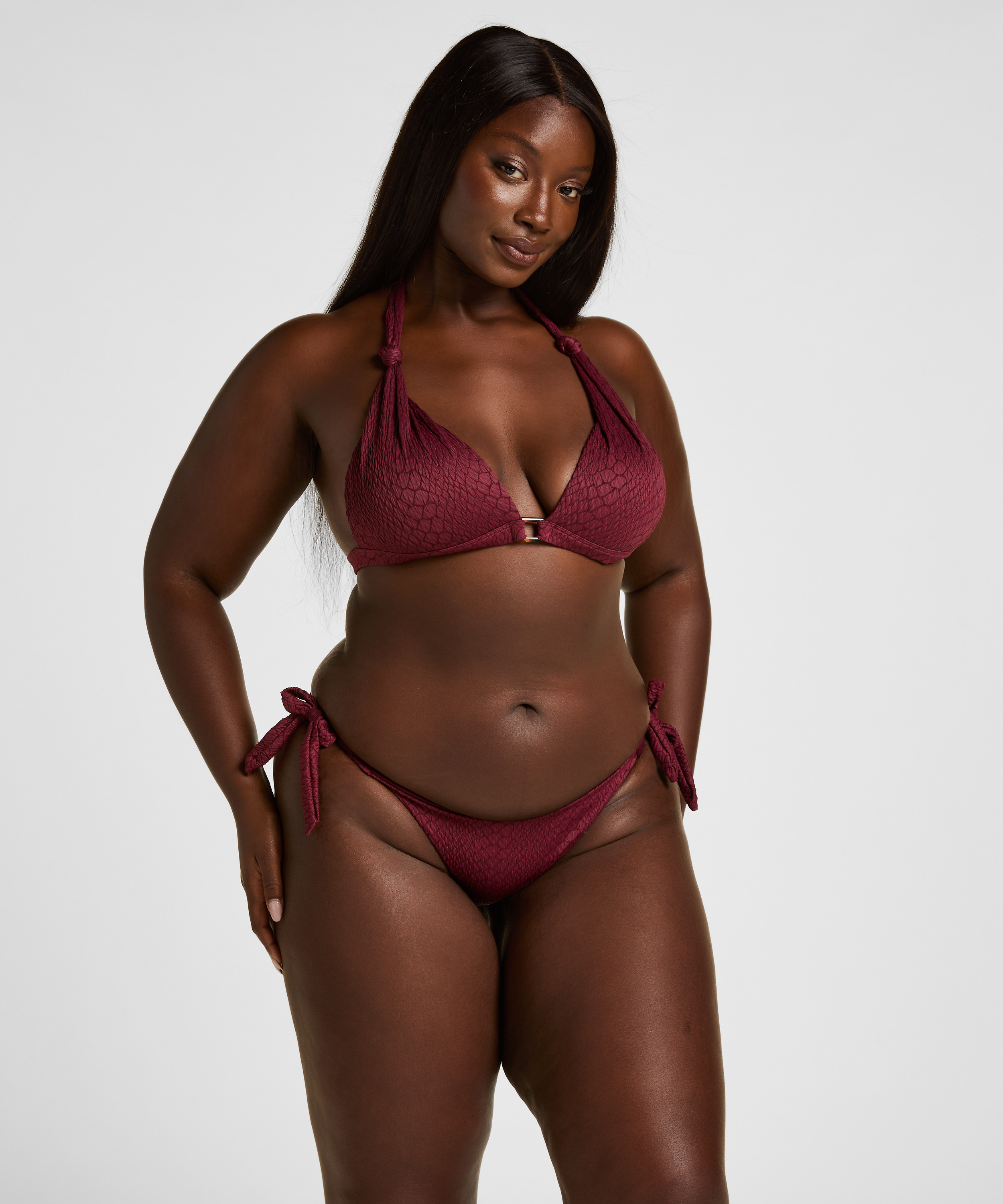 Figi Bikini Highleg Aruba, Fioletowy, main
