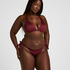 Figi Bikini Highleg Aruba, Fioletowy