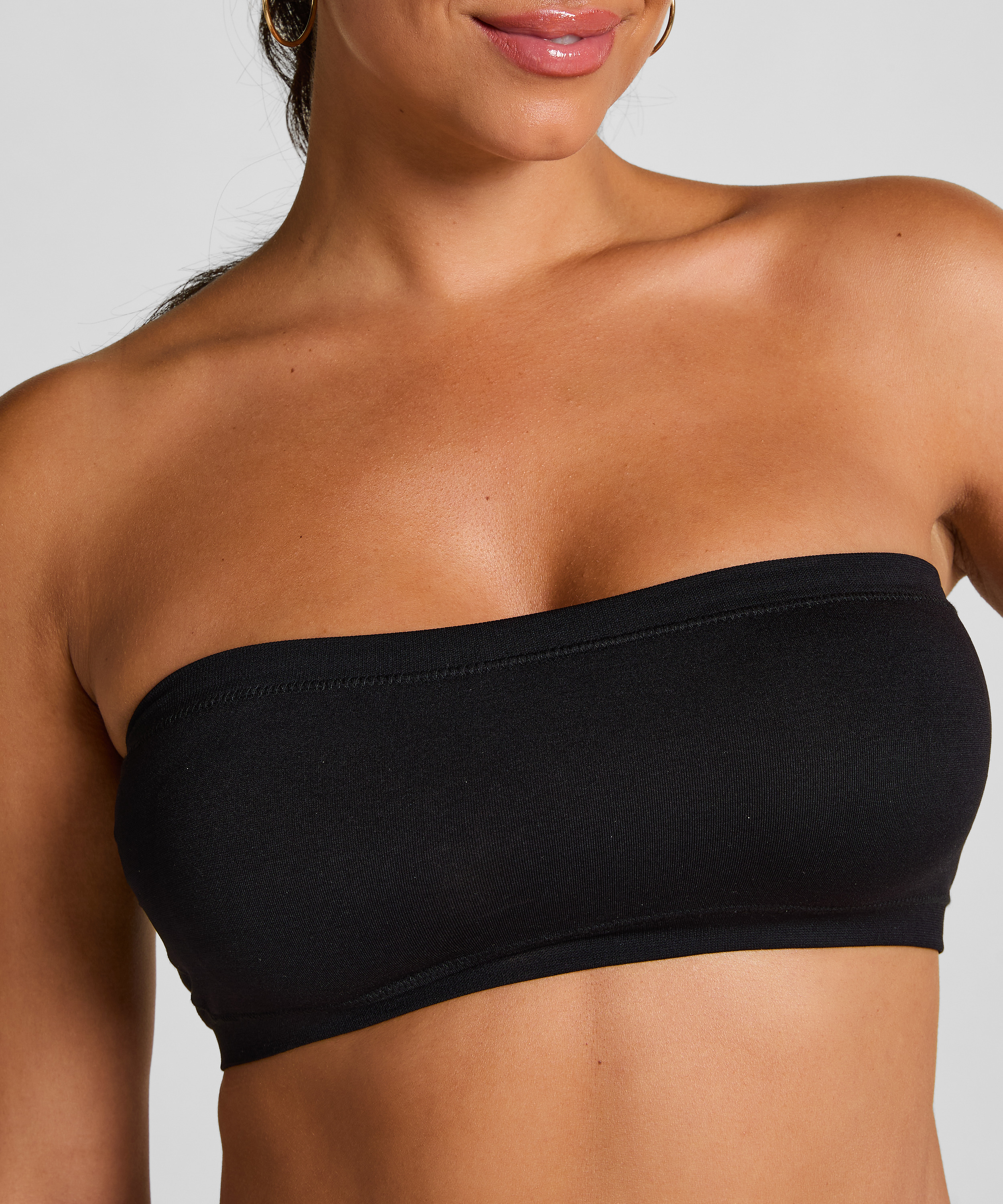 Biustonosz bralette bandeau Dide, Czarny, main