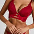 Biustonosz Push-Up Longline Marianna, Czerwony