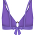 Triangle Bikini Top Luxe, Fioletowy