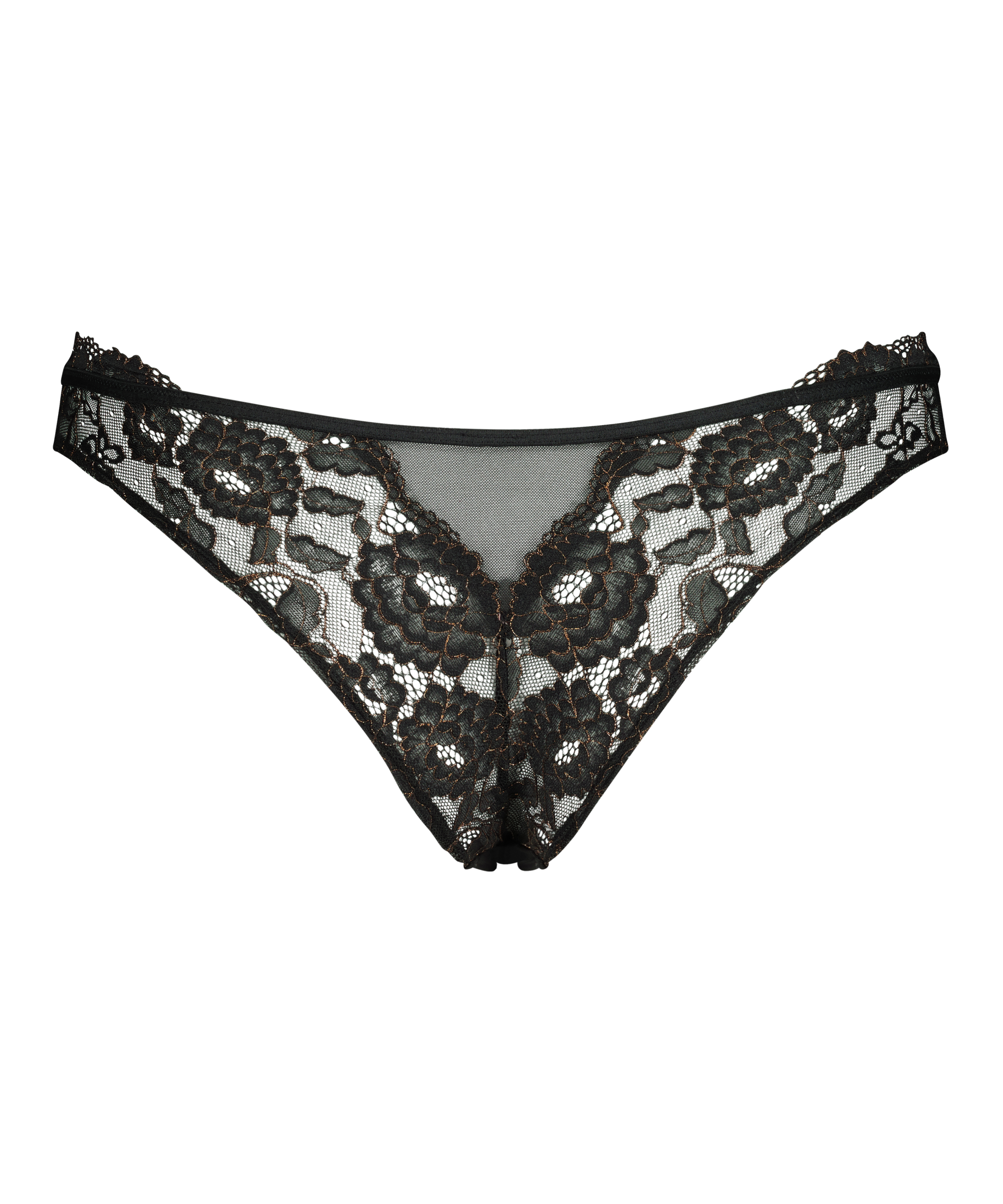 Brazyliany z wysokim wycięciem Chloe, Czarny, main