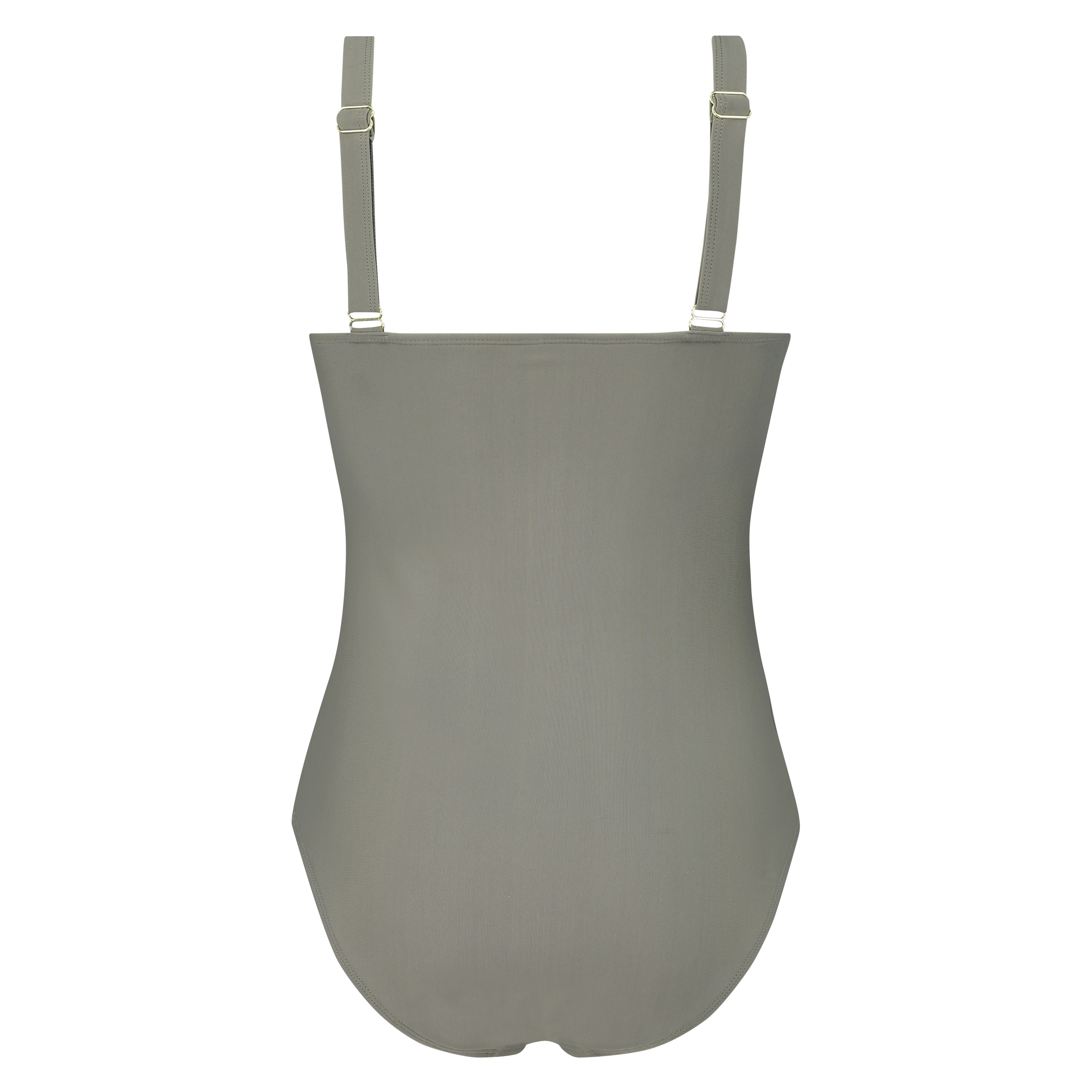 Strój kąpielowy z falowanym brzegiem Dreams Ocean, Zielony, main