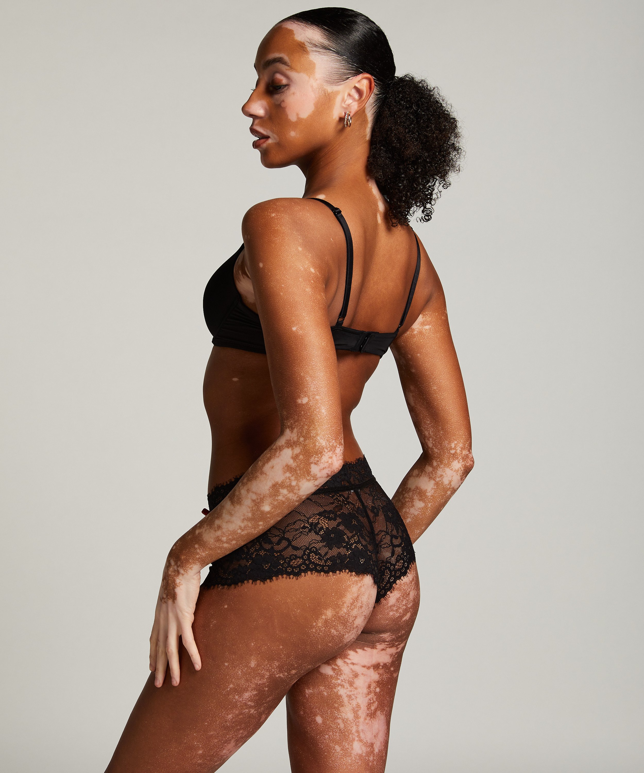 Bokserki Hailee, Czarny, main