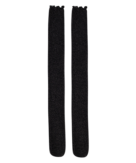 Skarpety Glitter, Czarny