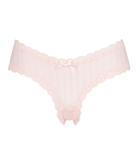 Brazyliany V-shape Mesh, R&oacute;żowy