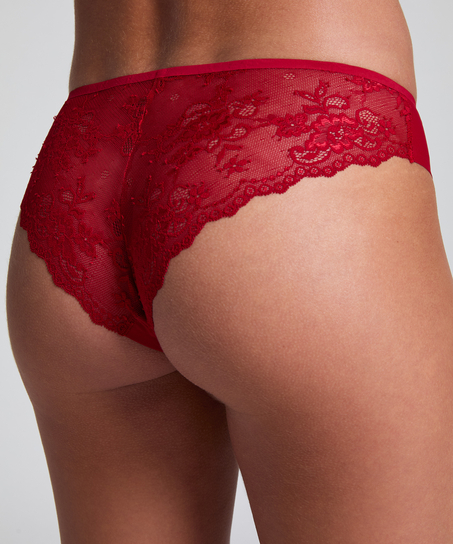 Brazyliany Lace Back, Czerwony