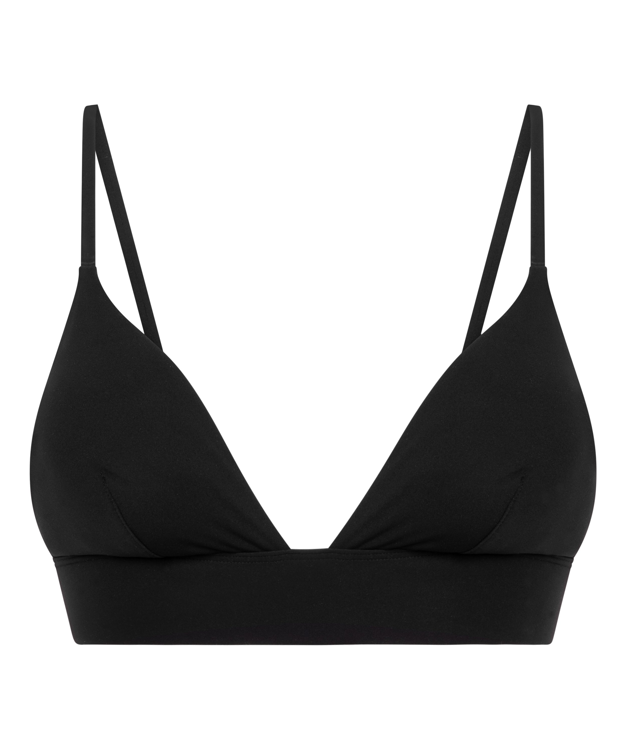 Trójkąt Bralette Smooth, Czarny, main