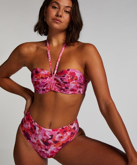Majtki Bikini Rio Floral, R&oacute;żowy