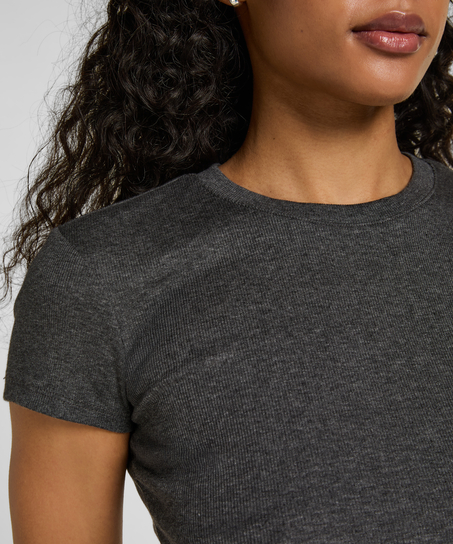 G&oacute;ra od Piżamy z Kr&oacute;tkimi Rękawami, Szary