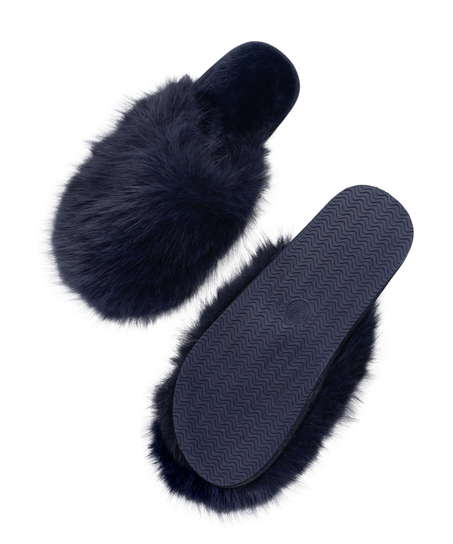 Kapcie Isabella, Niebieski