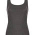Singlet top z miękkiej bawełny, Szary