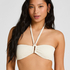 G&oacute;ra od Bikini Bandeau St Kitts, Biały