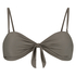 Tribe padded bandeau bikini top, Zielony