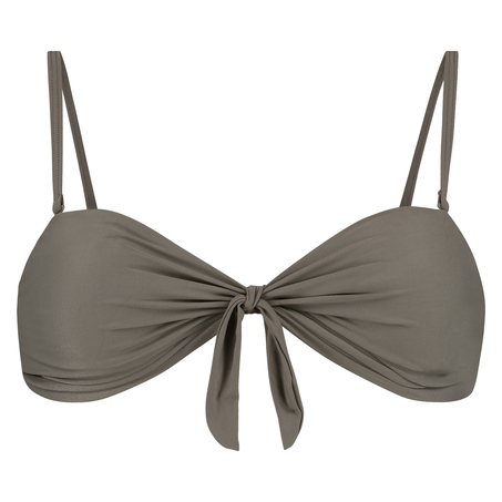 Tribe padded bandeau bikini top, Zielony