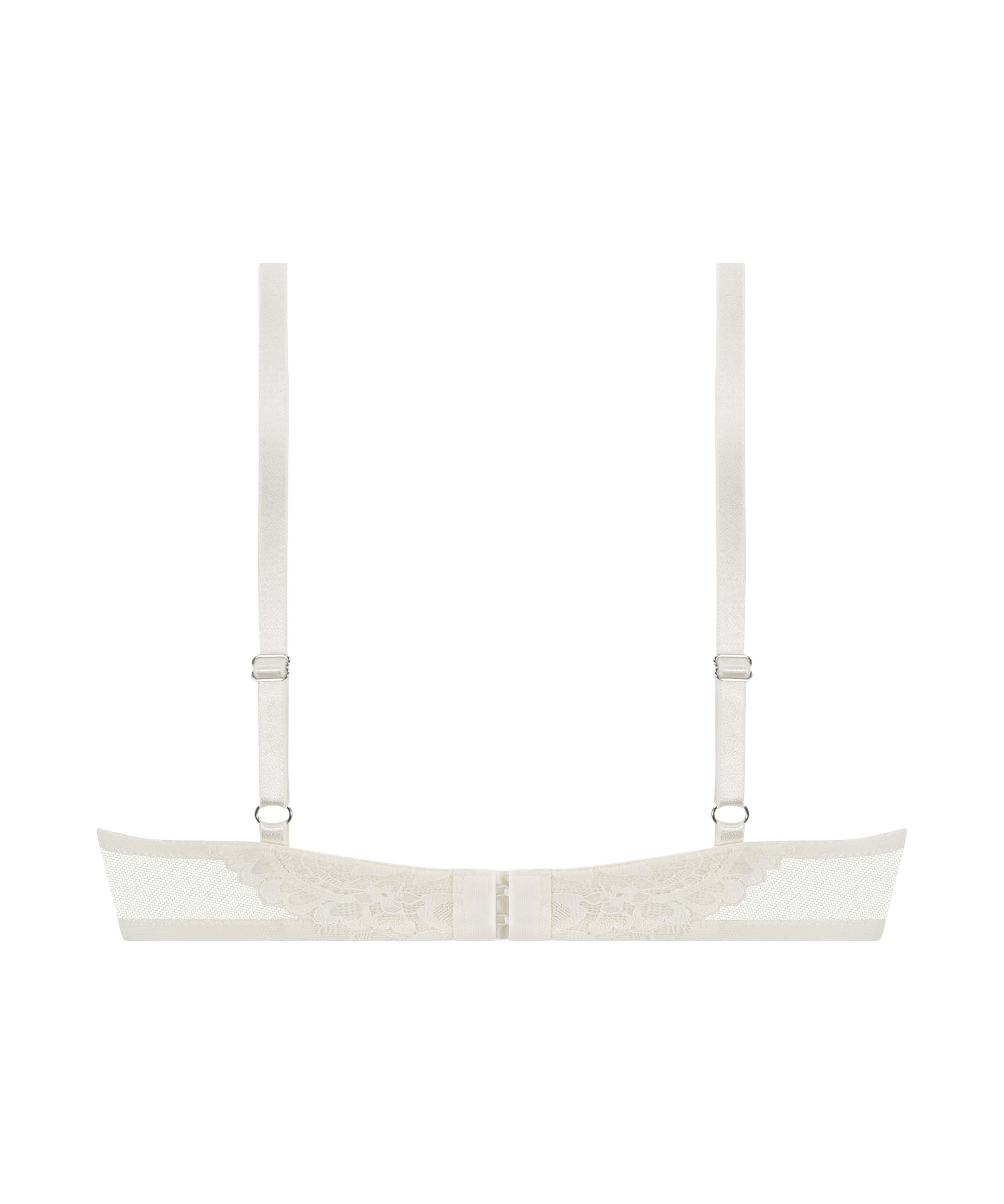 Usztywniony biustonosz maximizer z fiszbinami  Harmony, Biały, main